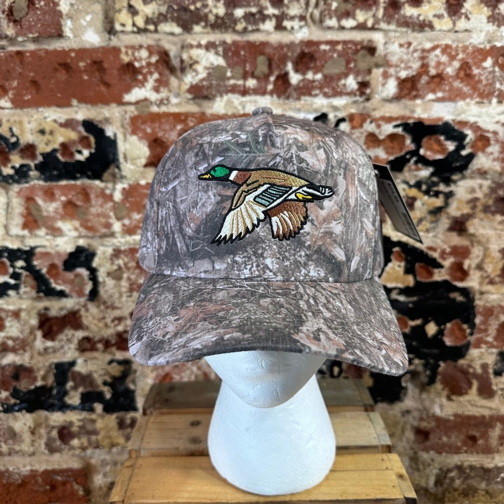 C.C. Mens Camo Mallard Duck Embroidered Snapback Hat TCM1004DKM New